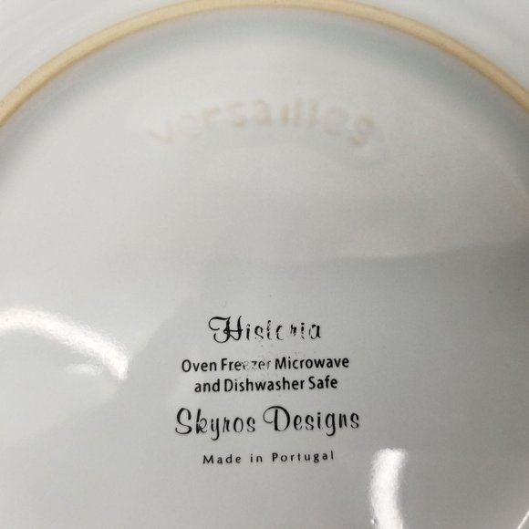 Skyros Designs Historia Barely Blue Salad Plate Dinnerware 8.75" - Picture 6 of 7
